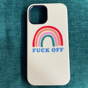 Rainbow F Off iPhone 12 Case